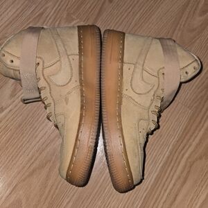 Nike Air Force Flax Wheat Mens 5.5 Womans 7
